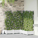 Have Blomsterkrukke 5 pcs Hvid 120 x 120 x 125,5 cm Plastik