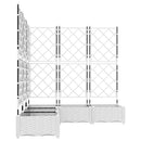 Have Blomsterkrukke 5 pcs Hvid 120 x 120 x 125,5 cm Plastik