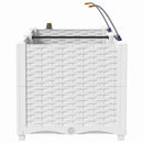 Have Blomsterkrukke 2 pcs Hvid 80 x 40 x 37,5 cm Plastik