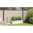 Have Blomsterkrukke 3 pcs Hvid 120 x 40 x 37,5 cm Plastik