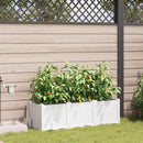 Have Blomsterkrukke 3 pcs Hvid 120 x 40 x 37,5 cm Plastik