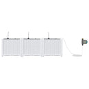 Have Blomsterkrukke 3 pcs Hvid 120 x 40 x 37,5 cm Plastik