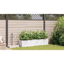Have Blomsterkrukke 4 pcs Hvid 160 x 40 x 37,5 cm Plastik