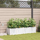 Have Blomsterkrukke 4 pcs Hvid 160 x 40 x 37,5 cm Plastik