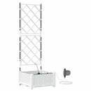 Have Blomsterkrukke Hvid 40 x 40 x 126 cm Plastik