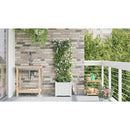 Have Blomsterkrukke Hvid 40 x 40 x 142 cm Plastik