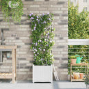 Have Blomsterkrukke Hvid 40 x 40 x 142 cm Plastik