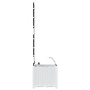 Have Blomsterkrukke Hvid 40 x 40 x 142 cm Plastik