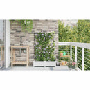 Have Blomsterkrukke 2 pcs Hvid 80 x 40 x 126 cm Plastik