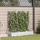 Have Blomsterkrukke 3 pcs Hvid 120 x 40 x 126 cm Plastik