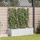Have Blomsterkrukke 3 pcs Hvid 120 x 40 x 142 cm Plastik