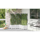 Have Blomsterkrukke 5 pcs Hvid 120 x 120 x 142 cm Plastik