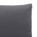 Havemøbelsofa med pude Antracit 200,5 x 70 x 85,5 cm Stål