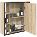 Spejlskab med hylde Sonoma eg 60 x 16 x 60 cm Konstrueret træ