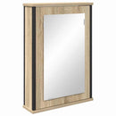 Spejlskab Sonoma eg 42 x 12 x 60 cm Konstrueret træ