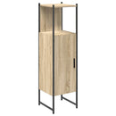Badeværelsesskab Beige 33 x 33 x 120,5 cm Konstrueret træ