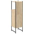 Badeværelsesskab Beige 33 x 33 x 120,5 cm Konstrueret træ