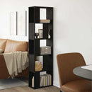 Bogreol Sort eg 45 x 23,5 x 162,5 cm