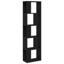 Bogreol Sort eg 45 x 23,5 x 162,5 cm