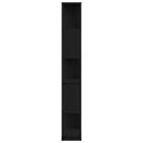 Bogreol Sort eg 45 x 23,5 x 162,5 cm