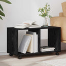 Endebord Sort eg 72 x 33 x 42,5 cm Konstrueret træ