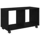 Endebord Sort eg 72 x 33 x 42,5 cm Konstrueret træ