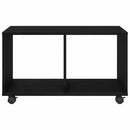 Endebord Sort eg 72 x 33 x 42,5 cm Konstrueret træ
