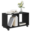 Endebord Sort eg 72 x 33 x 42,5 cm Konstrueret træ