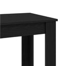 Barbord Sort eg 51 x 50 x 103.5 cm Konstrueret træ