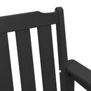 Havebænk Sort 120 x 59 x 88 cm HDPE