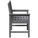 Havebænk Lysegrå 120 x 59 x 88 cm HDPE