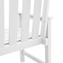 Havemøbel spise stol 2 pcs Hvid 65,5 x 59 x 88 cm HDPE