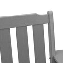 Havemøbel spise stol 2 pcs Lysegrå 65,5 x 59 x 88 cm HDPE