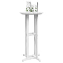 Barbord Hvid 55 x 55 x 107 cm Polyethylen