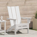 Foldbar Adirondack Stol Hvid 80,5 x 74,5 x 92 cm HDPE