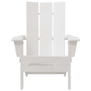 Foldbar Adirondack Stol Hvid 80,5 x 74,5 x 92 cm HDPE