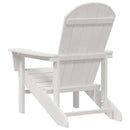 Adirondack-stol Hvid 82 x 74 x 92 cm HDPE
