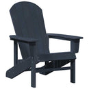 Adirondack-stol Mørkeblå 82 x 74 x 92 cm HDPE