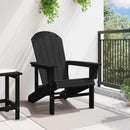 Adirondack-stol Sort 82 x 74 x 92 cm HDPE