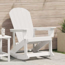 Adirondack gyngestol Hvid 92 x 73,5 x 92 cm HDPE