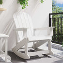 Adirondack gyngestol Hvid 92 x 73,5 x 92 cm HDPE