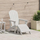 Adirondack-stol Hvid 82 x 74 x 92 cm HDPE