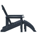 Adirondack-stol Mørkeblå 82 x 74 x 92 cm HDPE
