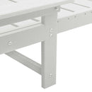 Solstol Hvid 195,5 x 53 x 98,5 cm HDPE