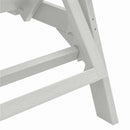 Solstol Hvid 195,5 x 53 x 98,5 cm HDPE