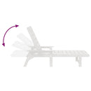 Solstol Hvid 195,5 x 53 x 98,5 cm HDPE