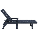 Solstol Mørkeblå 195,5 x 53 x 98,5 cm HDPE