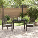 Have Spisebordssæt 3 pcs Brun polyrattan