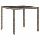 Have Spisebordssæt 5 pcs Grå polyrattan