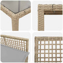 Have Spisebordssæt 3 pcs Beige polyrattan